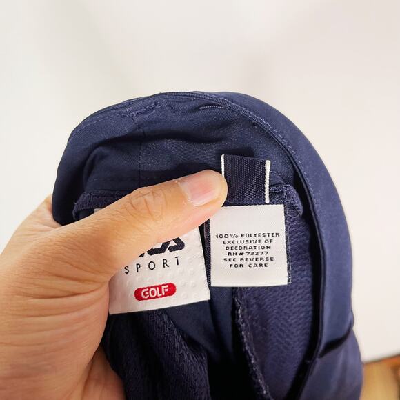 FILA Sport Mens 36 Navy Blue Golf Flat Front Chino Shorts Pockets Activewear - Picture 7 of 8